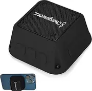 CHARGEWORX Magnetic Bluetooth Speaker, USB-C Rechargeable Wireless Phone Stand Pocket Size Portable Speaker MagSafe for iPhone 16/15/14/13/12, Mini Speaker with Powerful Sound (Black)