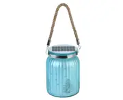 L104 Solar Christmas Glass Hanging Lights Waterproof Patio Atmosphere Blue