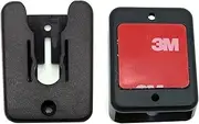 LycoGear Universal Ham CB Radio Microphone Mic Hanger Holder Mount with Adhesive Back, Pre Drill Holes & Single T Tab Connection, KLP-X2