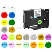Fits Brother P-Touch TZ TZe Label Labelling Tape Cassette Cartridges 12mm 0.47"
