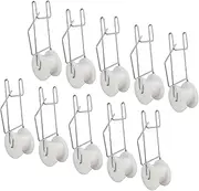 Tomato Roller Hooks Galvanized Steel Wire PP Heat Resistant Space Saving 15m Twine Vine Crop Trellis Roller Hooks Cucumber Loofah Grapes