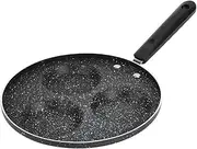 [EVTSCAN] 3 Round Holes Non Stick Coating Eggs Frying Pan Home Kitchen Cookware Breakfast Cooking Tool