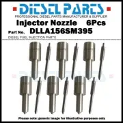 6Pcs Diesel Fuel Injector Nozzle DLLA156SM395 ISUZU GIGA 6WF1 6WF1TC 6WF1TCC