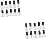 minkissy 2sets Lip Gloss Bottle Builder Gel Essential Oils Mist Bottle Patchouli Perfume Patchouli Oil Soap Dispenser Pump Spray Bottles for Cleaning Amber Essential Oil Cover Abs 10pcs*2
