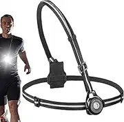 Nuhjytgf Running Lights for Runners | Rotatable Chest Flashlight Sport Chest Lights with Warning Light - 3 Lighting Modes, Long-Lasting, Rechargeable Safety Light, Running Accessories