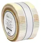 Jelly Roll Artisan Batiks Prisma Dyes Not Quite White Roll-Up Precuts M492.45