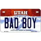 Bad Boy Utah Metal Novelty License Plate