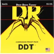 DR Strings DDT5-55 Drop-Down Tuning Stainless Steel Heavy 5-String Bass Strings