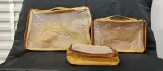 Samantha Brown 3-piece Packing Cubes Set - Gold