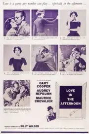 Love In The Afternoon poster Audrey Hepburn Gary Cooper Audrey- Old Photo