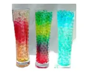 10 Pack X Crystal Soil Water Beads Jelly Ball Vase Filler Home Wedding
