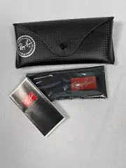 Ray Ban Black Carbon Fiber Slim Hard Side Eyeglasses Sunglasses Protective Case
