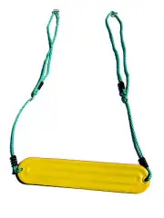 YELLOW Cubby Strap Swing Seat with Adjustable Ropes Tree Play Equipment outdoor