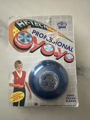 Vintage 1986 Imperial Toy Corp. Hi-Tech Professional Yo-Yo NOC Blue New Sealed