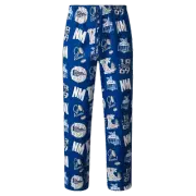 North Melbourne Kangaroos AFL Mens AF10105 W22 Flannel Sleep Pants Size L New