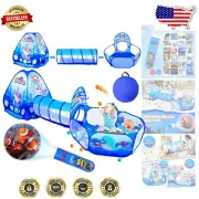 Portable 3 in 1 Kids Play Tent with Tunnel & Ball Pit - Ideal Gift for Toddlers