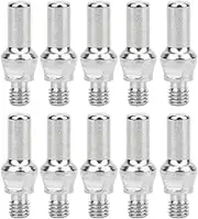 10 Pcs 52582 Plasma Electrode Red Copper Electrode Replacement for PT-40/60 Plasma Torch