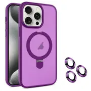 For iPhone 11 Pro MagSafe Magnetic Holder Phone Case - Orange