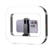 Compact Handheld Ring Light with Powerful Rechargeable Battery for Easy Use