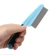 2xPet Grooming Comb Teeth Shedding Hair Flea Lice Removal Brush Deworming Comb