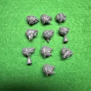 Warhammer Skaven Ratmen Various Head Bits Parts Bundle Lot x10 Games Workshop