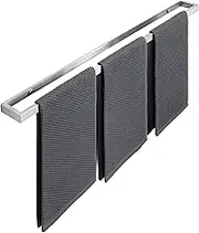 Bath Towel Bar,Wall Mount Towel Holder Towel Rack Towel Hanger for Bathroom Lavatory,28 Inch SUS304 Stainless Steel Towel Rail,Brushed Finish GJF070-LS