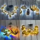 Warm White Led Ramadan Fairy Lights For Stylish Eid Mubarak Hanging Decor