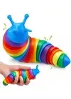 New 7.5 inch Fidget Slug Toy, Anti Stress/Anxiety Relief Sensory Slug Toy
