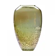 SSH COLLECTION Indi 31cm Tall Glass Vase - Olive Green