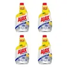 4PK Ajax 500ml Spray & Wipe Tile/Floor Multi-Purpose Home/Room Cleaner Lemon