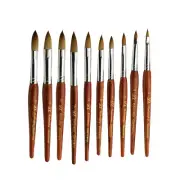 Kolinsky Sable Acrylic Nail Brush Nail Art Size 2#+4#+6#+8#+10# 12 14 16 18 20