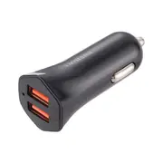 4.8A Dual USB Fast Car Charger For iPhone X 8Plus OnePlus 5 Xiaomi Mi6 Redmi Note 4 Mi A1 BLACK COLOR