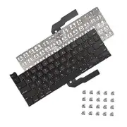 US Keyboard with Flex Cable + Screw Kit Replacement for MacBook Pro 13" A2251