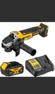 DeWalt 18V 4.0Ah XR Li-Ion Brushless Cordless 125mm (5") Angle Grinder Combo
