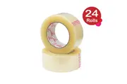 24 Rolls Clear Sticky Packing Tape 75M x 48mm Sealing Carton Packaging Tape