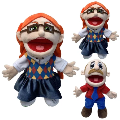 Jeffy Hand Puppet Cartoon Plush Toy Stuffed Doll Soft Figurine Kids Baby Gift
