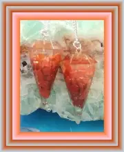 ORGONE CARNELIAN DOWSING PENDULUM, CARNELIAN DOWSING PENDULUM With RED JASPER