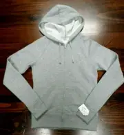 SOFFE SWEATSHIRT-HOODIE-ZIPPER-YOUTH MEDIUM-HEATHER GREY-NEW
