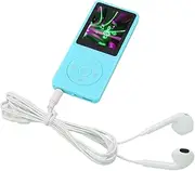 MP3 Player MP4 Player, MP3 Music Player with Speaker FM Radio Earphone, Portable HiFi Lossless Sound MP3 Mini Music Player Voice Recorder, Gifts (Blue)