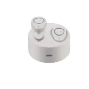 TWS-F1 True Wireless Bluetooth Headphones Invisible Earphone Stereo Music Headsets Multi-Point Connection 451Mah Charging Box-WHITE
