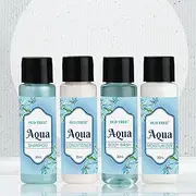 Old Tree Aqua Body Care Travel Kit 30ml, (Set of 25-100 Pcs) | Shampoo, Conditioner, Bath Gel, Moisturizer for Men and Women | Travel Size Toiletries Kit for Hotel Amenities