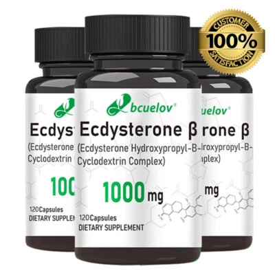 Ecdysterone (20-Hydroxyecdysone) 99% HPLC! 30 To 120 Capsules Muscle Gain