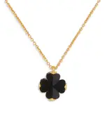 kate spade new york Spade Flower Stone Mini Pendant Necklace, 16-19