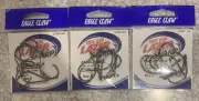 3 Packs Eagle Claw Circle Sea Hooks 4/0