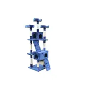 YES4PETS 170cm Cat Scratching Post Tree Post House Tower with Ladder Furniture Blue