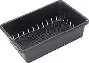 2pcs Germination Tray with Humidity Dome Transparent Seedling Starter Tray for Greenhouse Garden Use for Cloning Microgreens and Salad Leaves