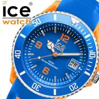 在飛比找蝦皮購物優惠-特價活動-ice Watch 藍橘矽膠錶帶手錶