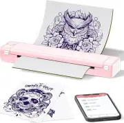 M08F Wireless Portable Tattoo Printer for Tattoo Stencils Inkless Thermal Printe