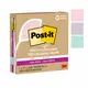 3M Post-it 利貼 狠黏 環保橫格便條紙 101x101mm（70張 /本）混色3本 /盒 675R-3SSNRP