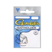 Gamakatsu 05110 Bait Holder Loose Hooks (8 Pack), Size 1, Bronze